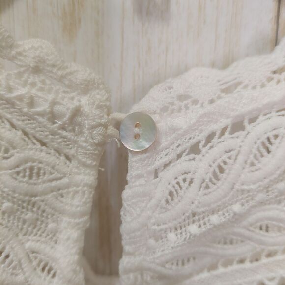 Doe & Rae Women’s Sheath~Size Small~ Sleeveless~Lace Overlay~Drop Waist~Lined - Picture 6 of 12